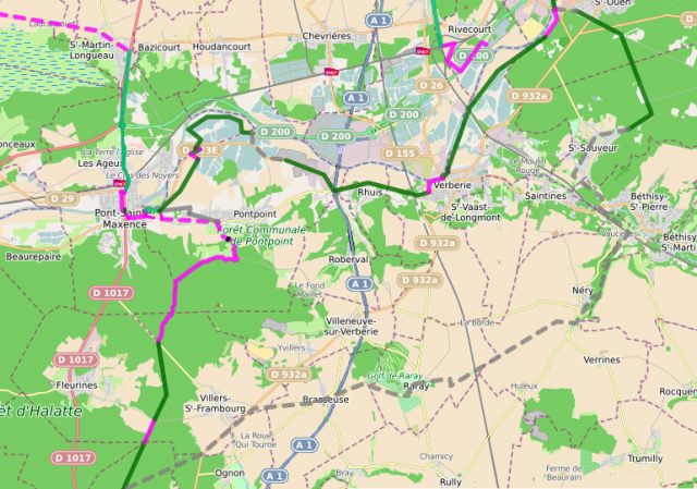 EV3 : le tracé du schéma régional VVV Picardie